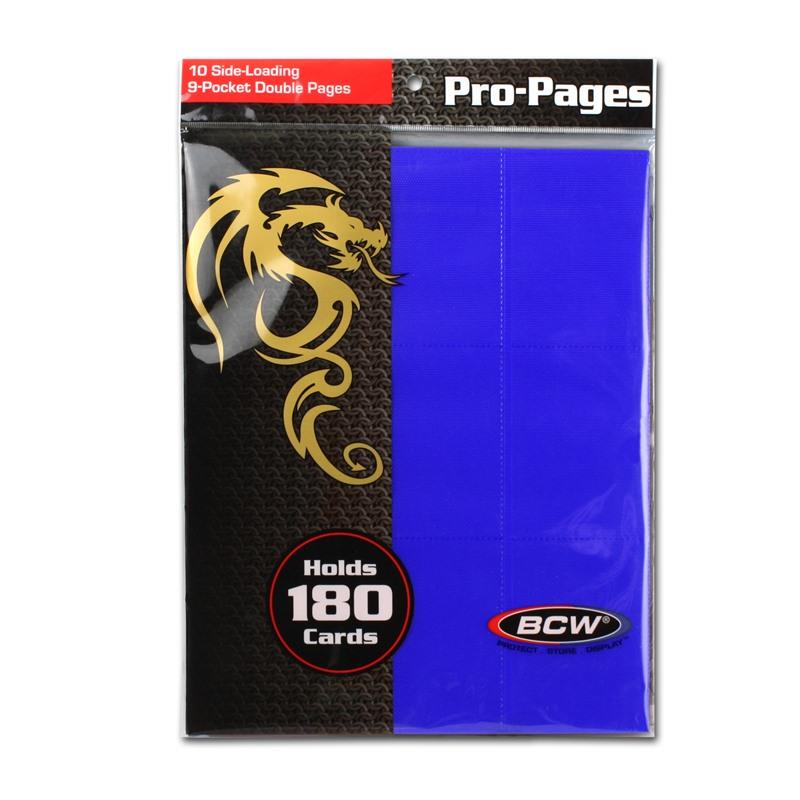 180 Count Pro Pocket Pages Blue