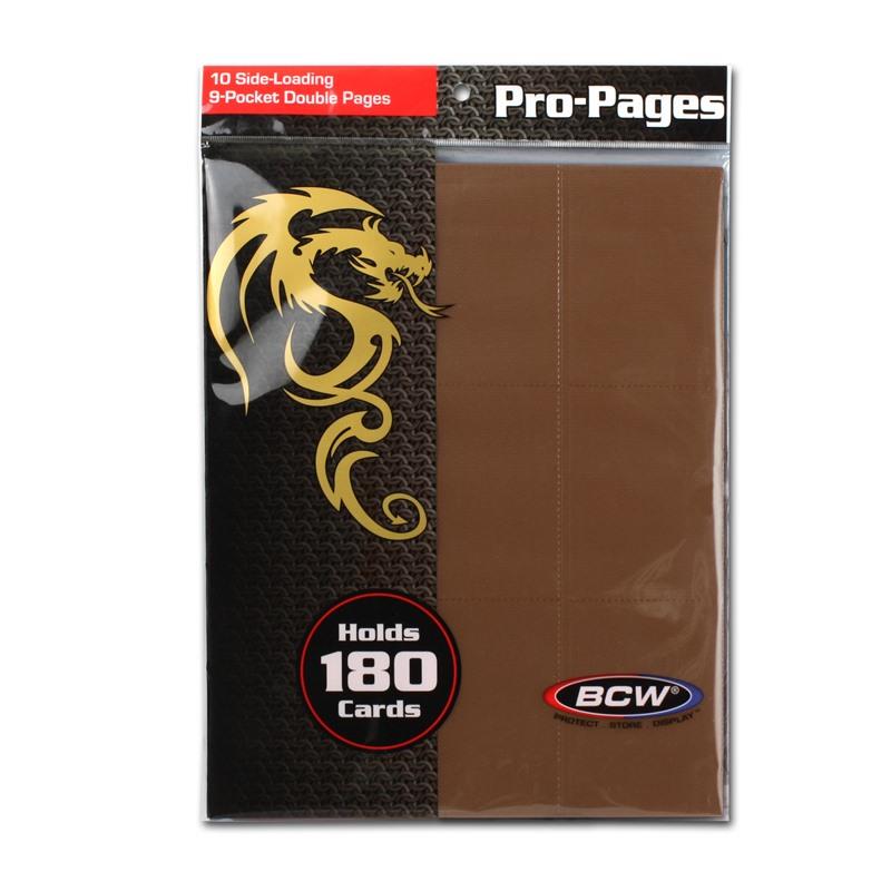180 Count Pro Pocket Pages Brown