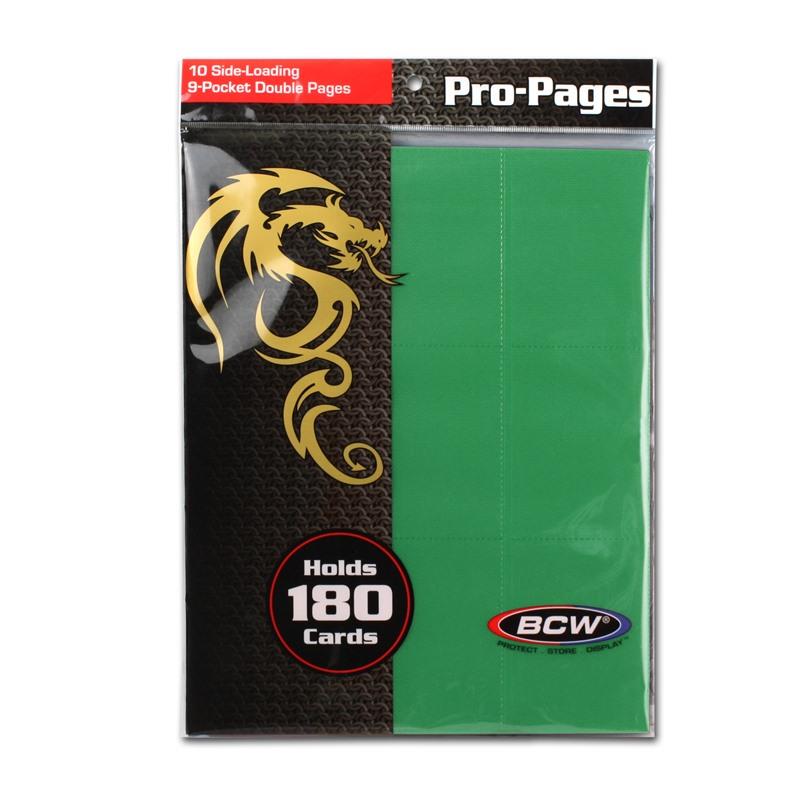 180 Pro Pages Album Pages in Green