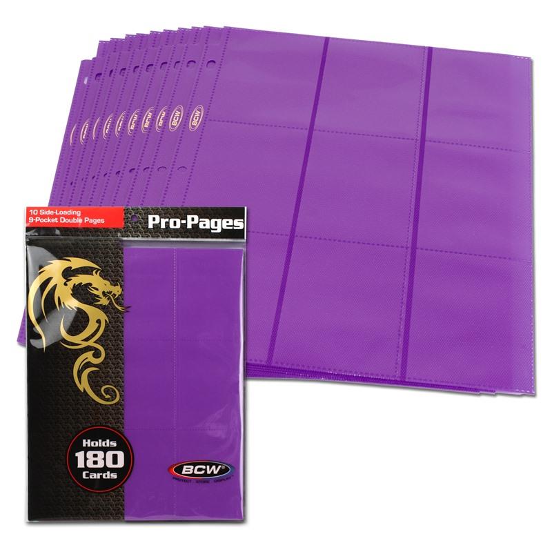 180 Pro Pages Album Pages in Purple