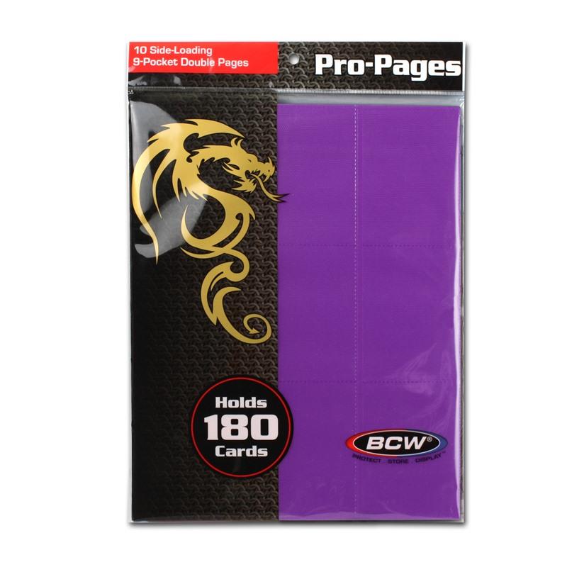 180 Pro Pages Album Pages in Purple
