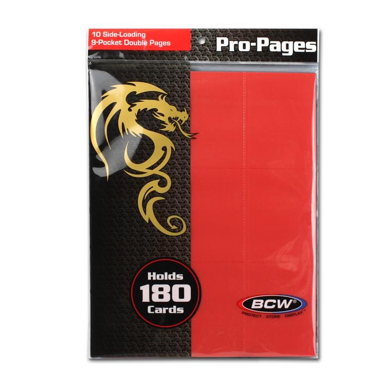 180 Pro Pages Album Pages in Red