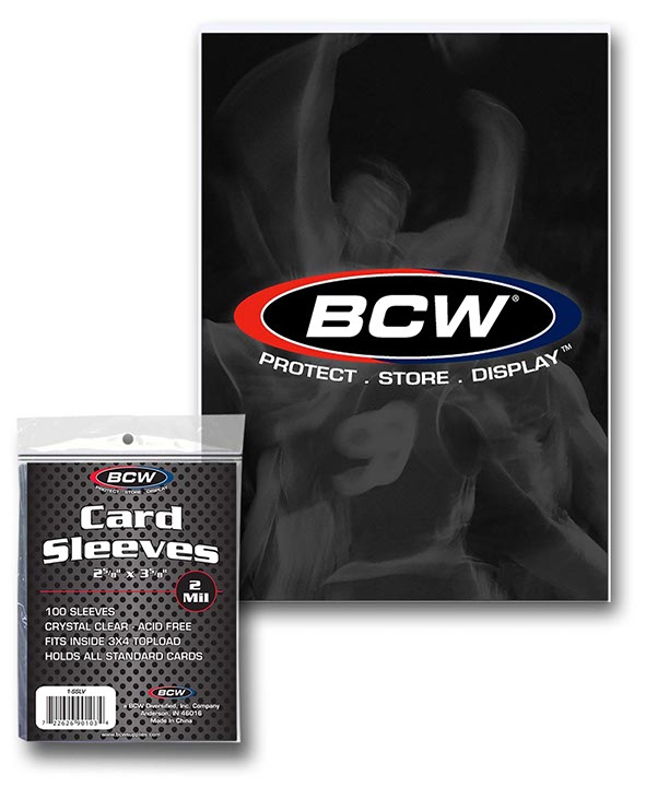 2 5/8 X 3 5/8 Standard Card Sleeves