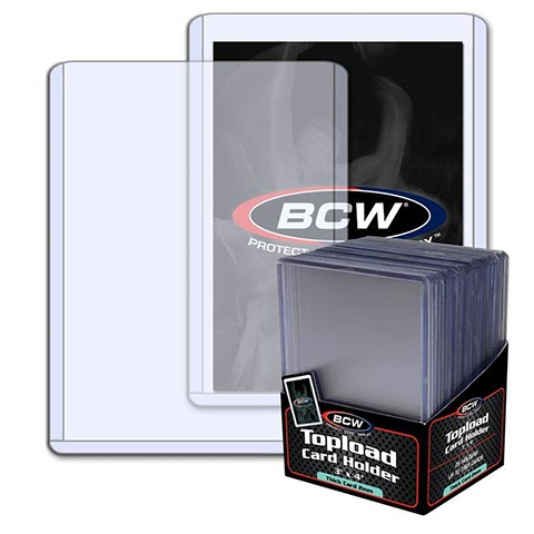 3 x 4 x 13/64 Thick Card Topload Holder - 108 PT