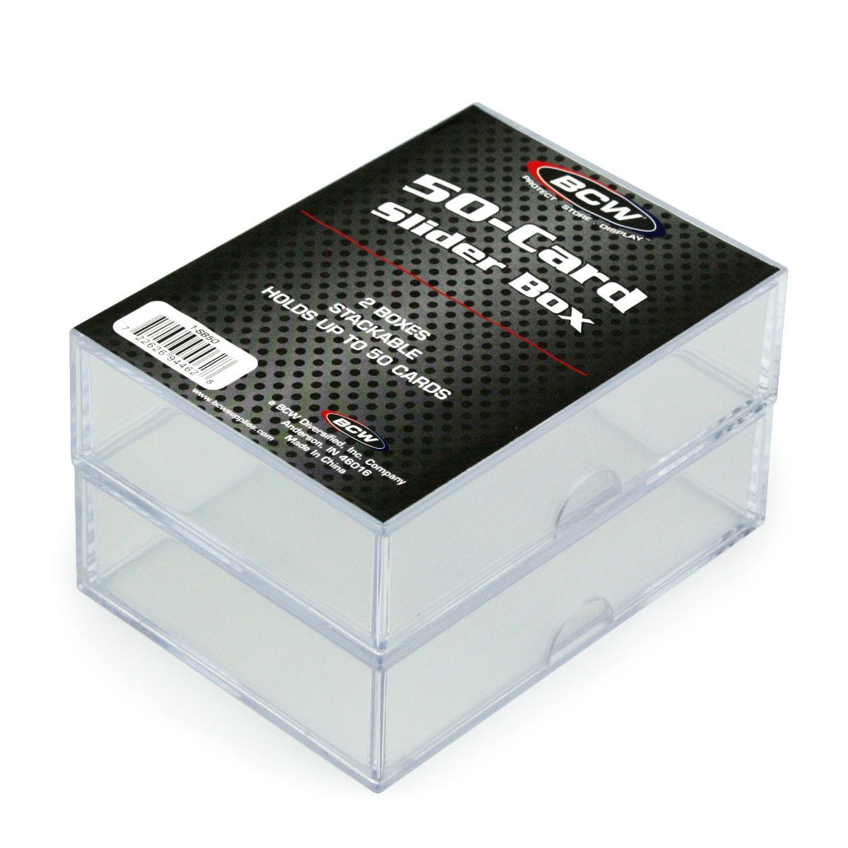 50 Trading Card Case Clear