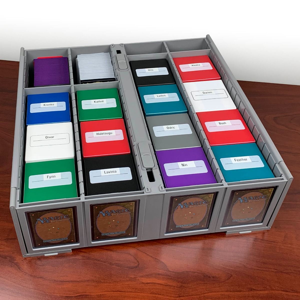 Collectible Card Bin - 3200 with Card Deck Cases Inside