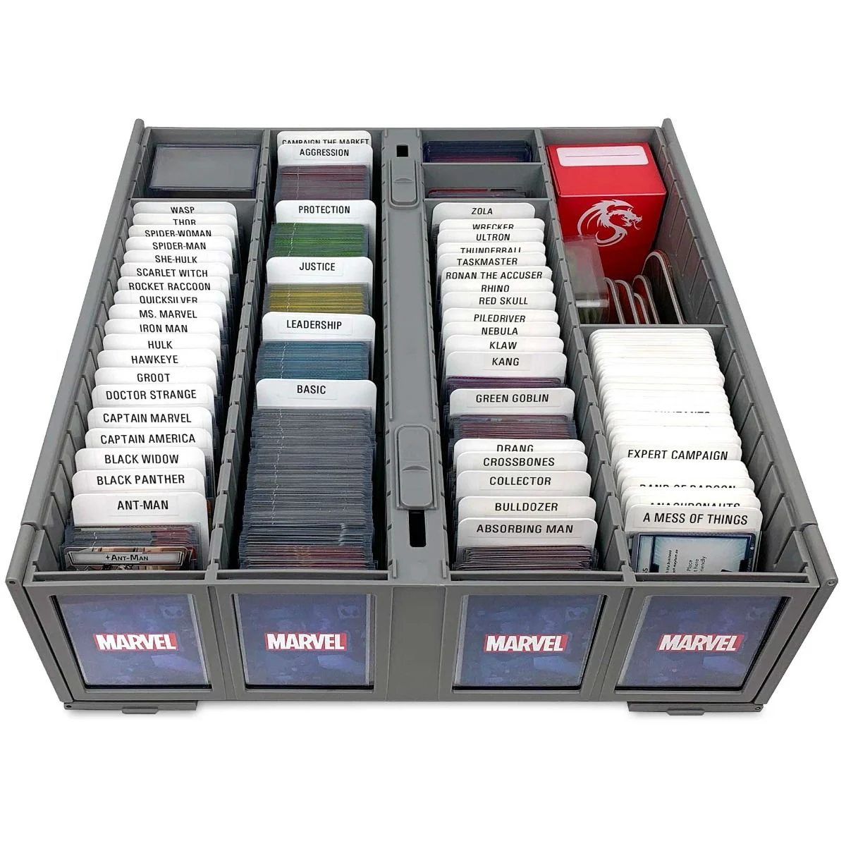 Collectible Card Bin - 3200 organized