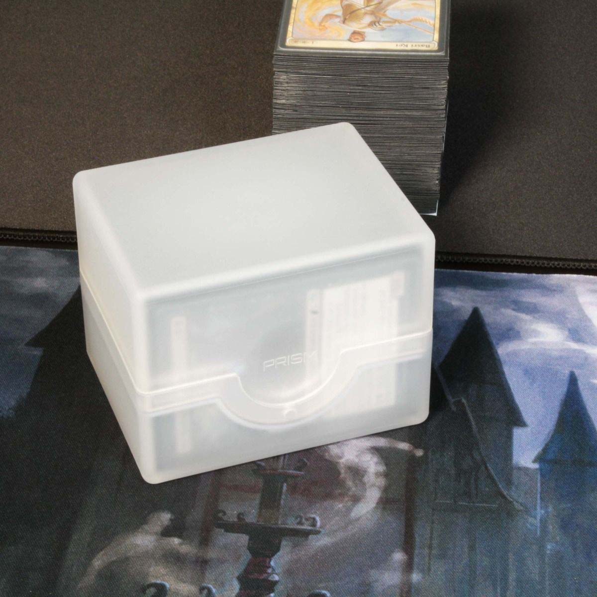 Prism Deck Box White with Cards Closed