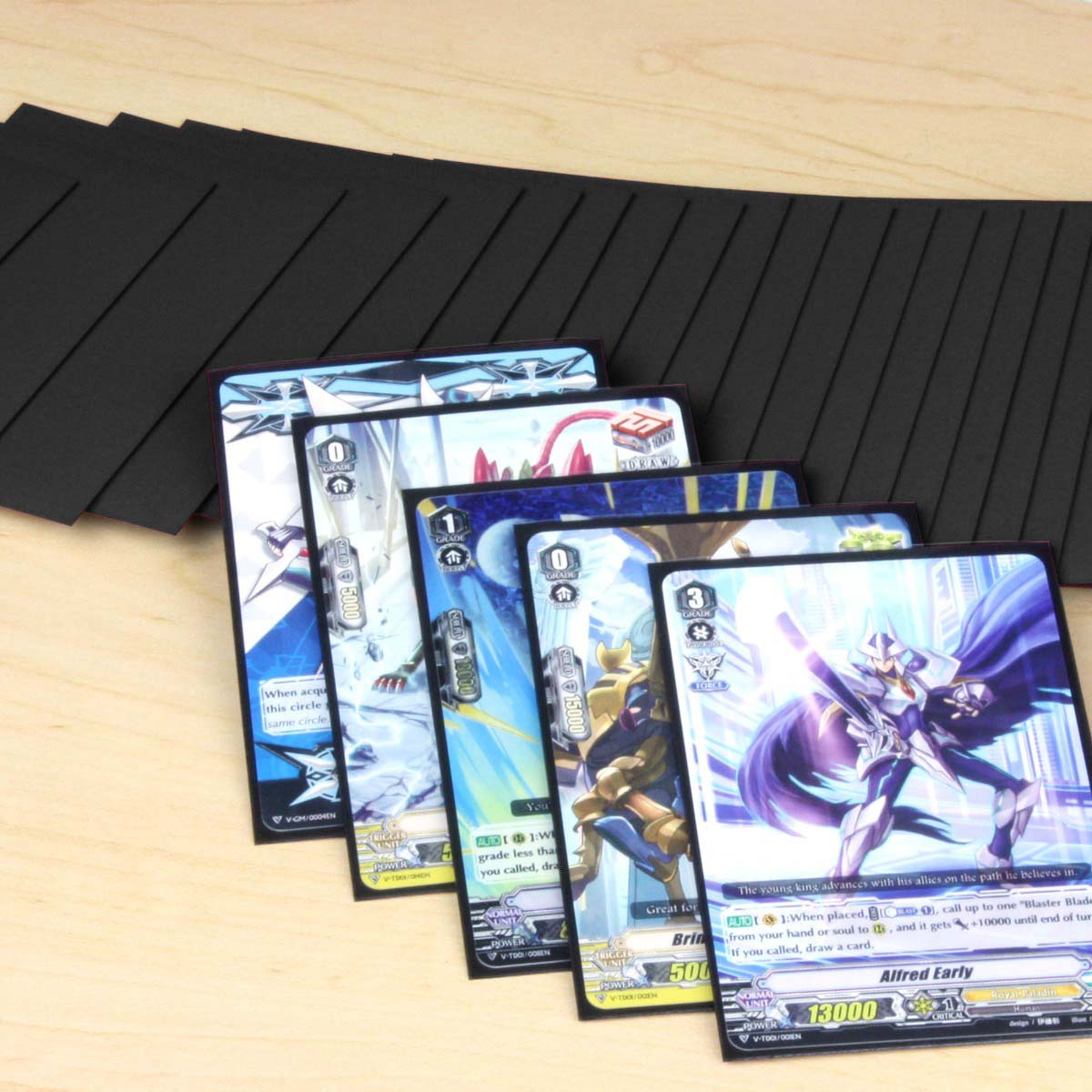 Deck Guard Elite2 Black Cards Fanned out