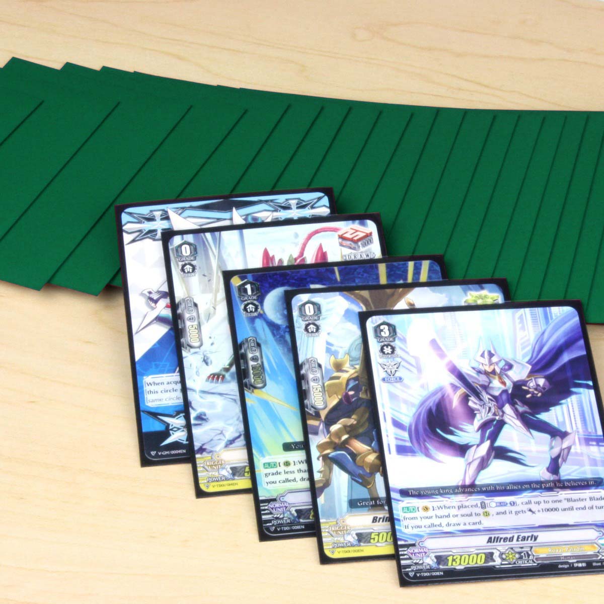 Deck Guard Elite2 Green with Fanned cards