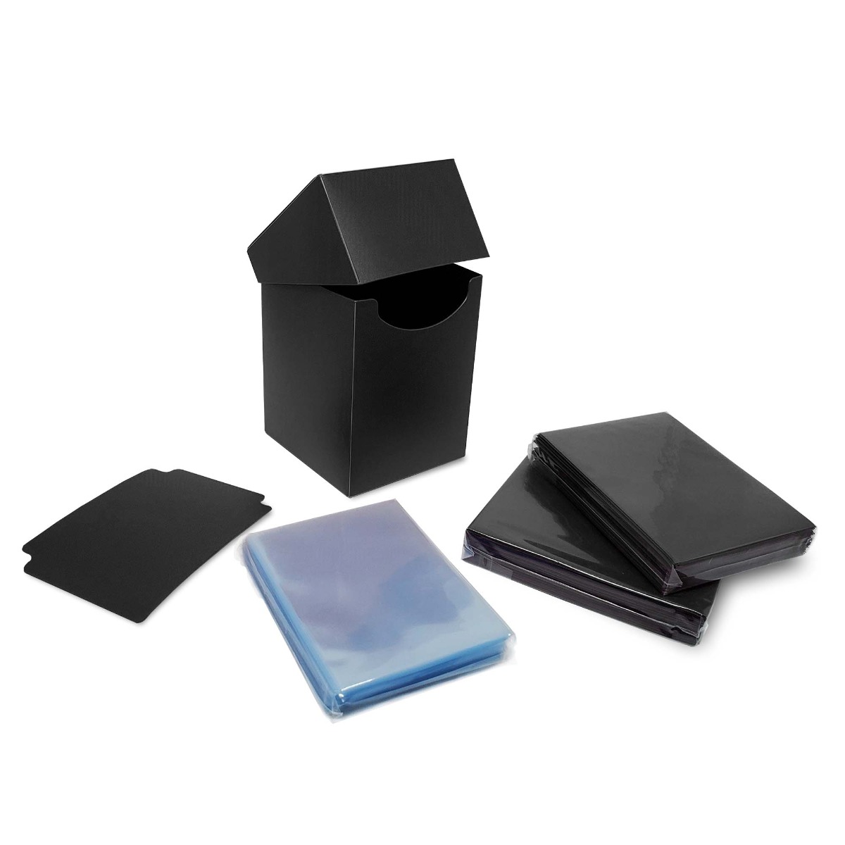 Combo Pack - Inner Sleeves and Elite2 Deck Guards Black