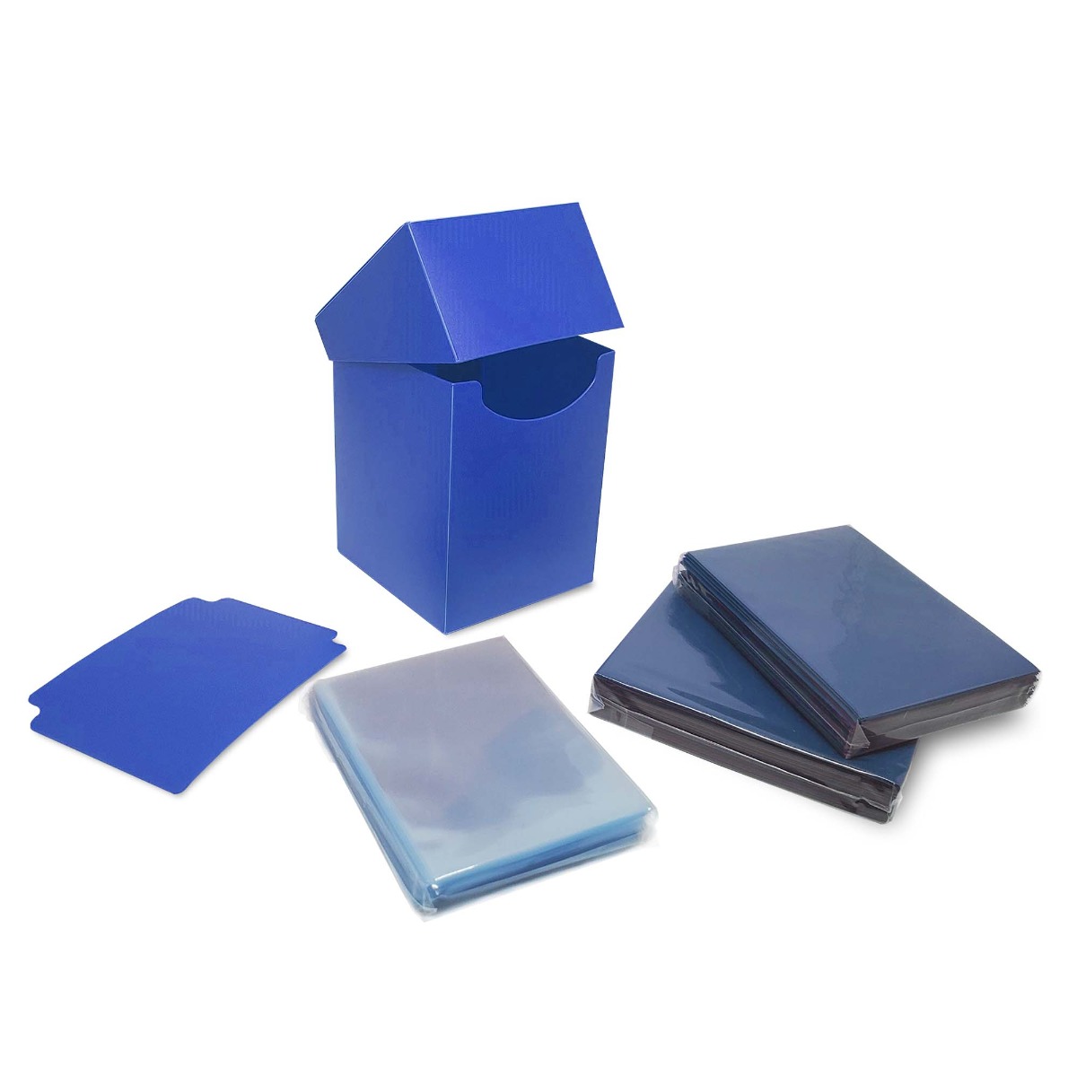 Combo Pack - Inner Sleeves and Elite2 Deck Guards Blue