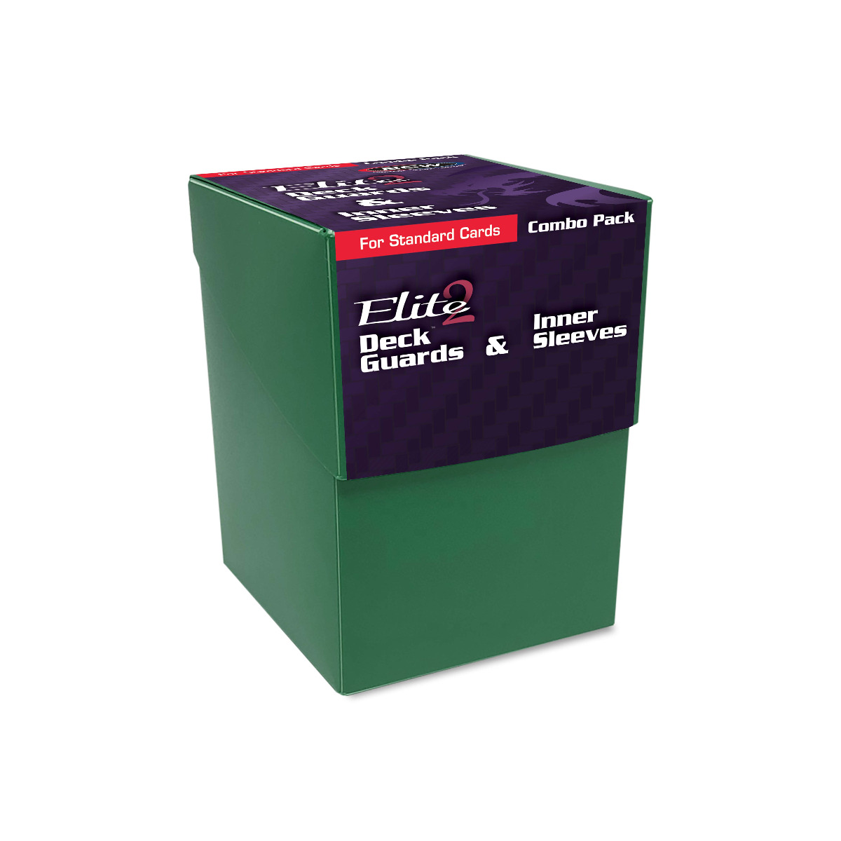 Combo Pack - Inner Sleeves and Elite2 Deck Guards Green Closed