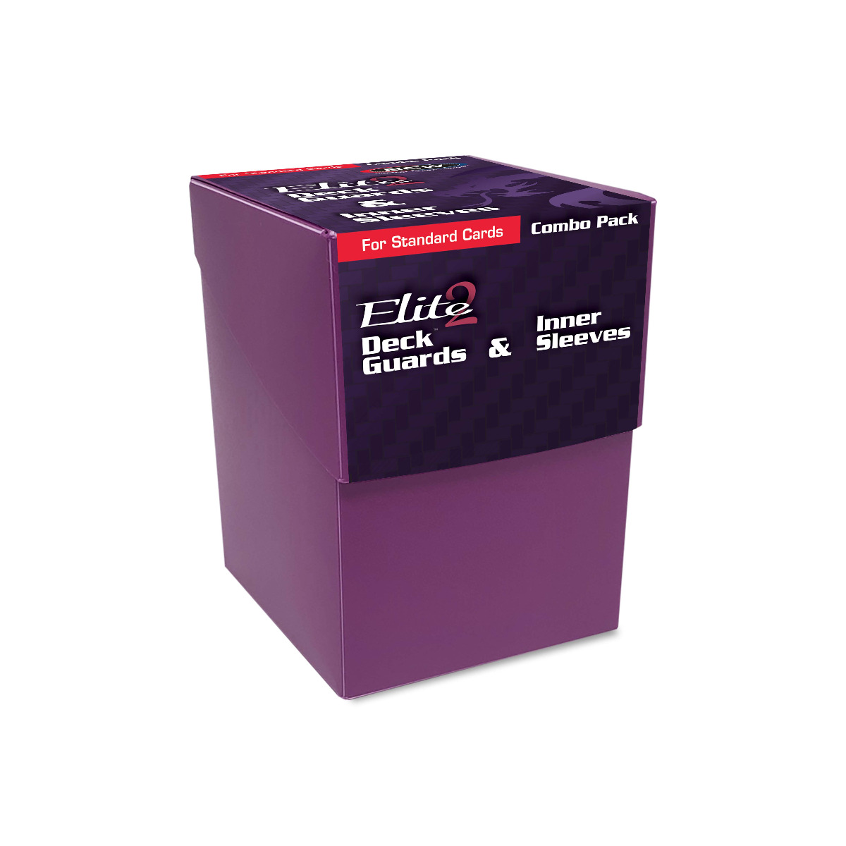Combo Pack - Inner Sleeves and Elite2 Deck Guards Purple Closed