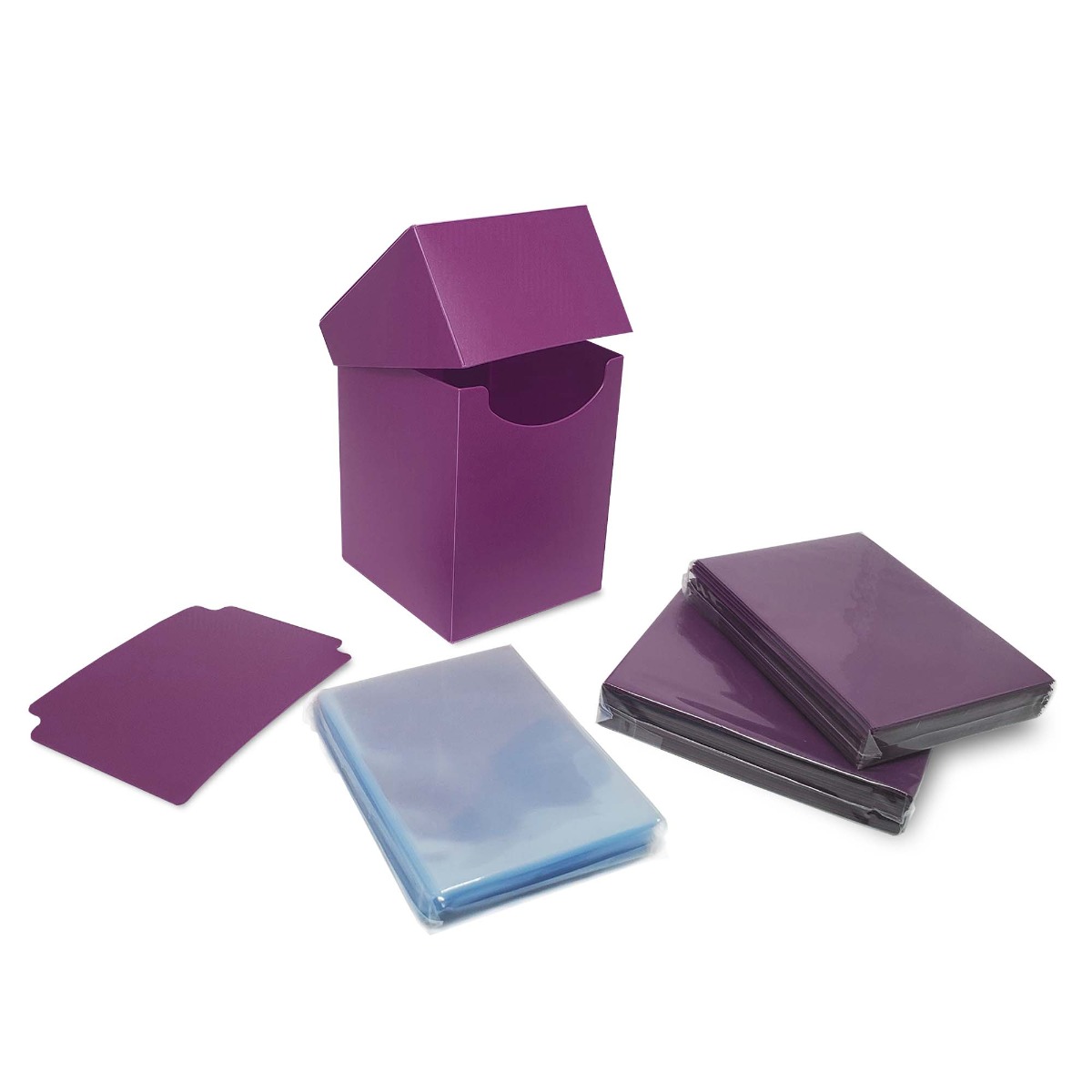 Combo Pack - Inner Sleeves and Elite2 Deck Guards Purple