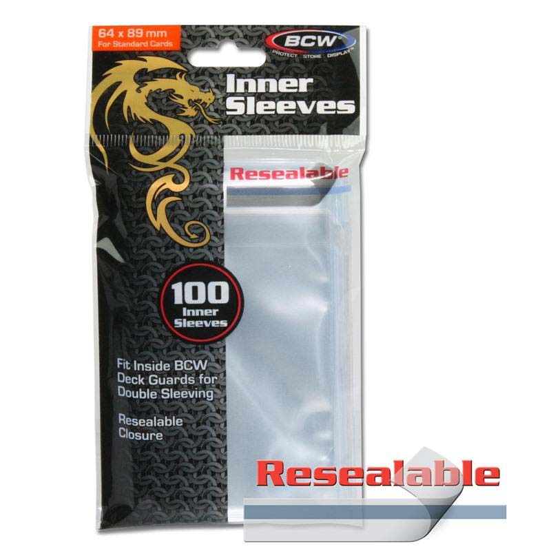 Resealable Inner Sleeves Pack
