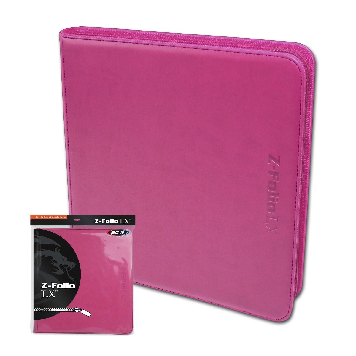 Z-Folio 12-Pocket LX Album - Pink -SKU 1-zf12lx-pnk
