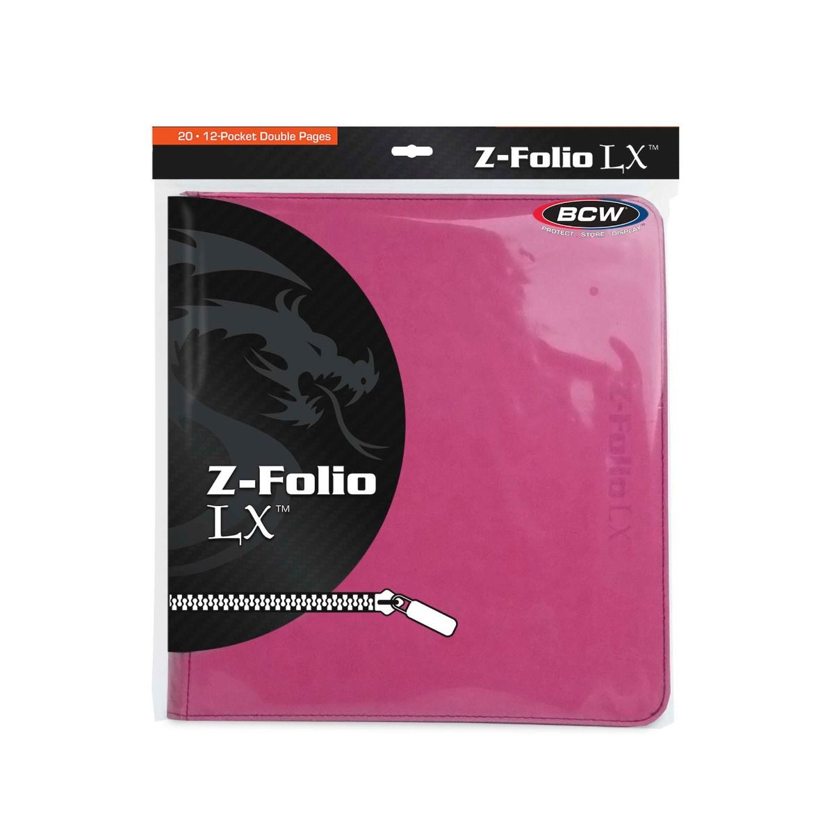 Z-Folio 12-Pocket LX Album - Pink -SKU 1-zf12lx-pnk