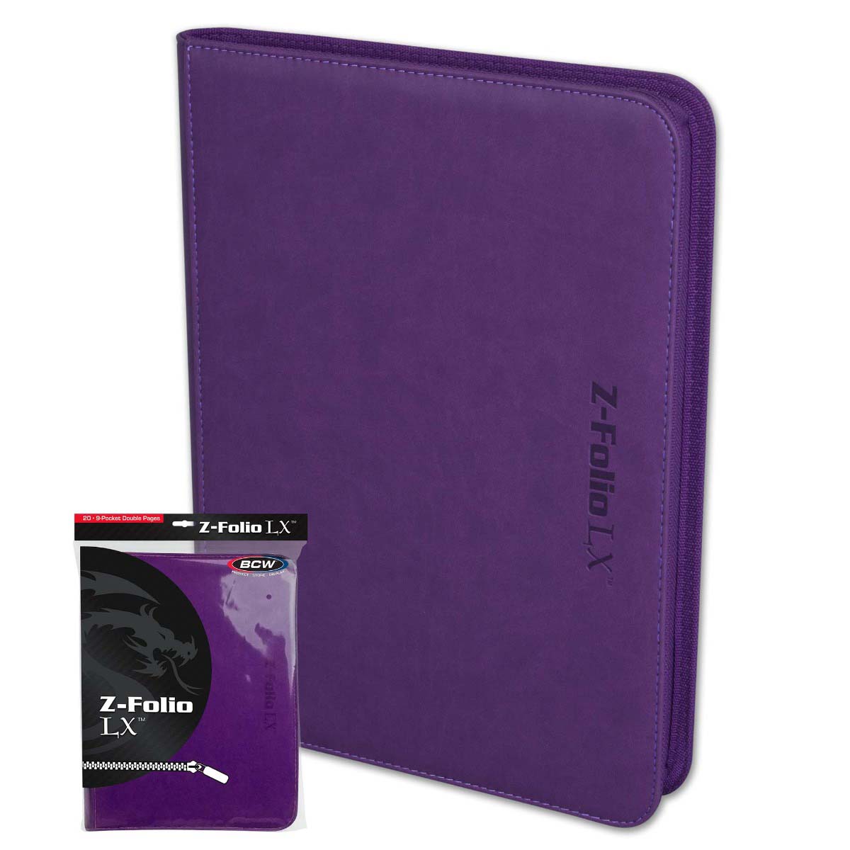 Z-Folio 9-Pocket LX Album Purple