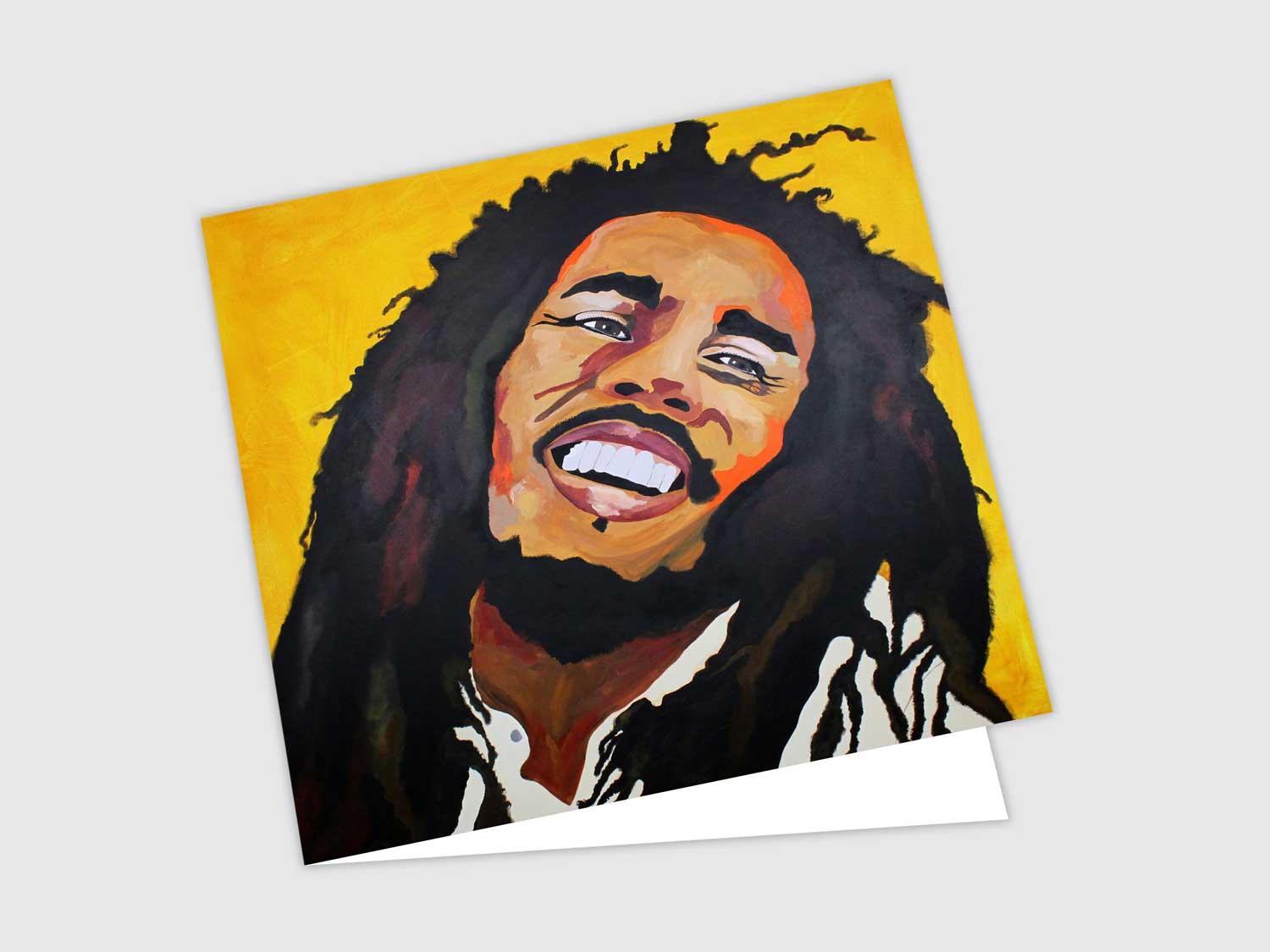 Bob Marley Greeting Card by Tonya Cameron Limited Edition