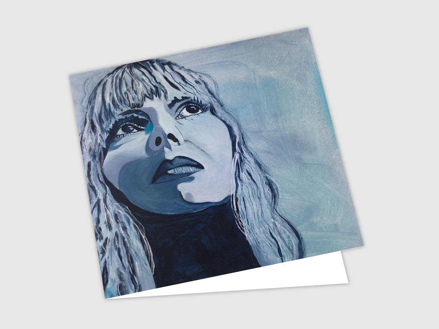 Joni Mitchell Greeting Card by Tonya Cameron Limited Edition