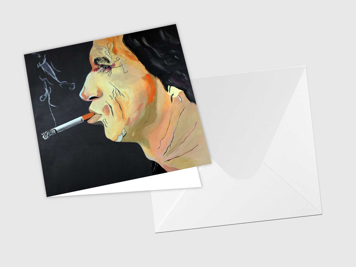 Keith Richards Rolling Stones Greeting Card by Tonya Camera Limited Edition