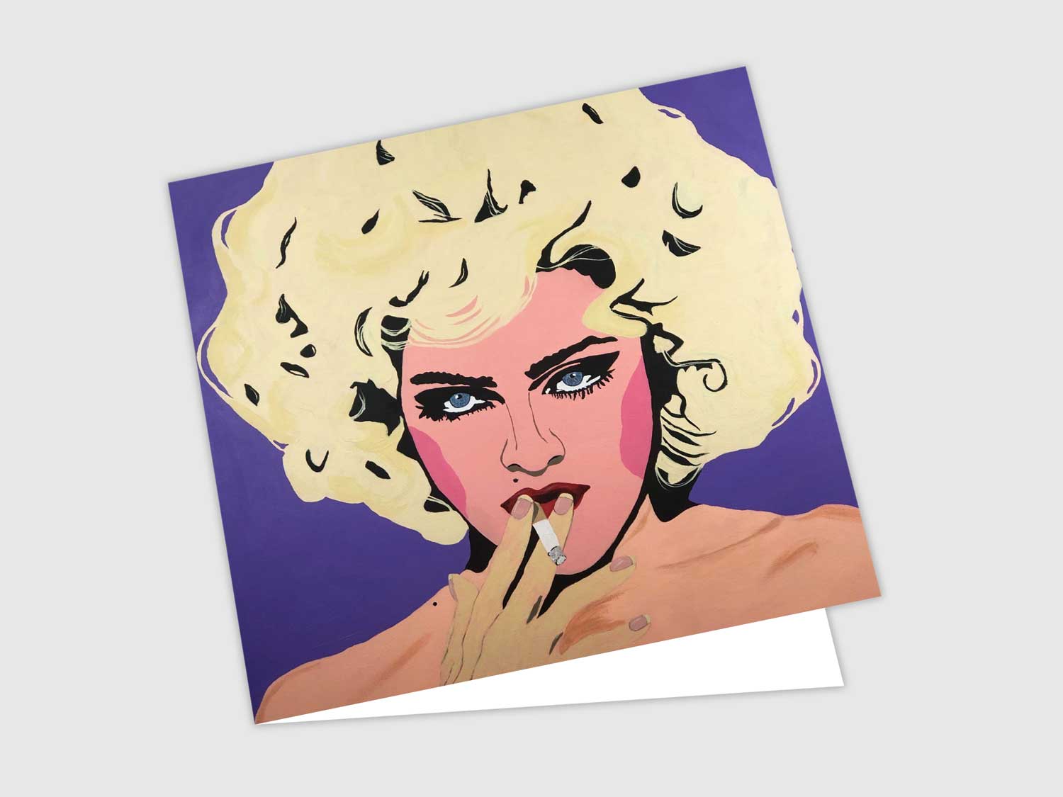 Madonna Greeting Card by Tonya Cameron Limited Edition