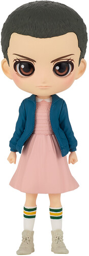 Front Profile BanPresto - Stranger Things Eleven Vol. 1 Q posket Figure side