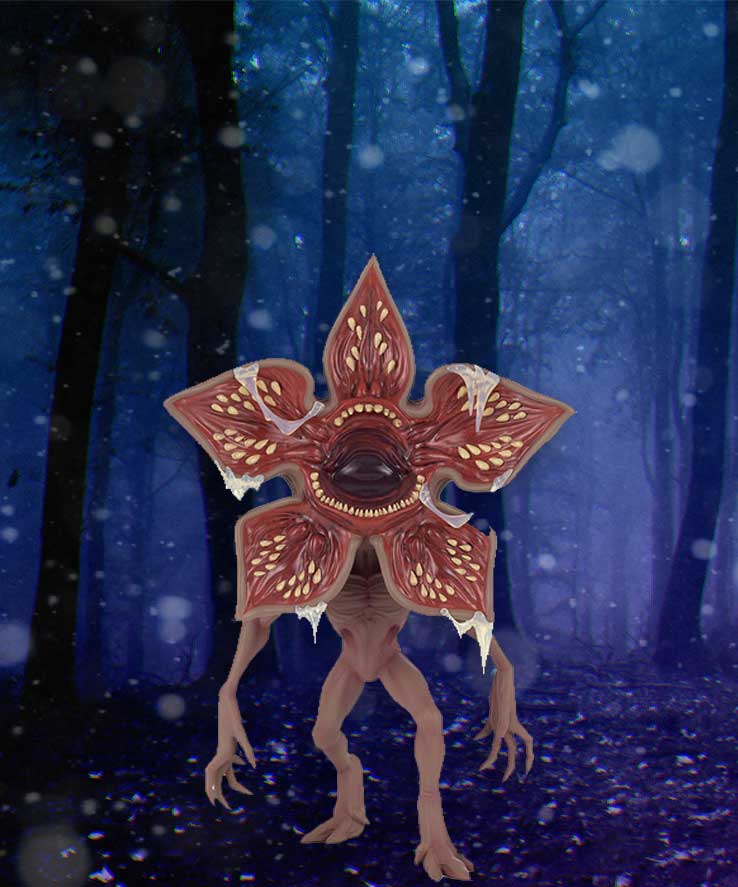 Front Profile in the Upside Down BanPresto - Stranger Things Demogorgon Q posket Figure side