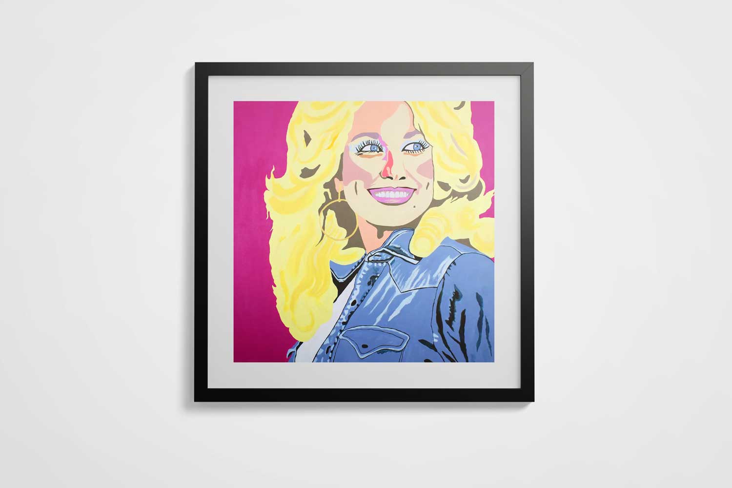 Dolly Parton Art Portrait Print