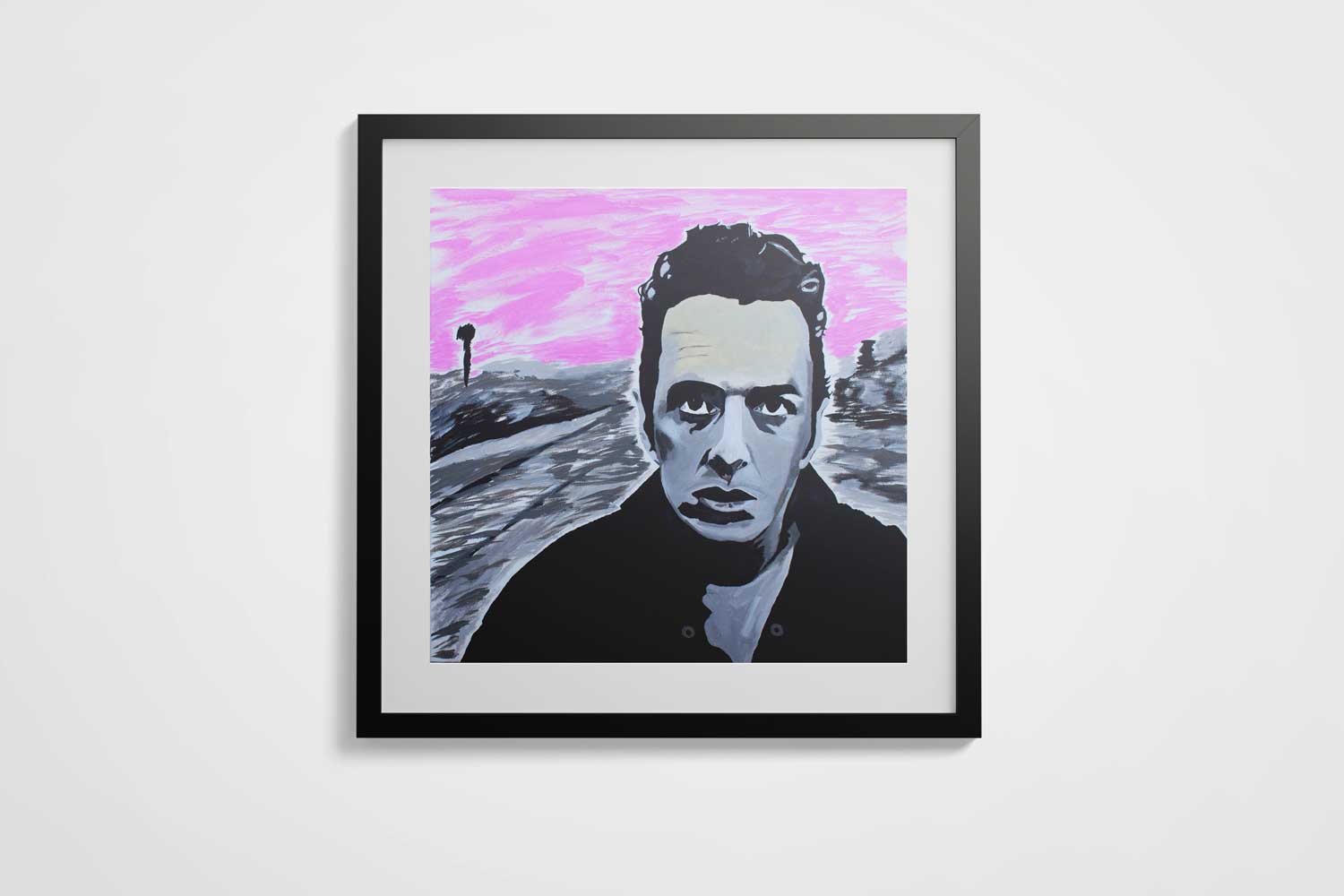 Joe Strummer The Clash Portrait Art Print