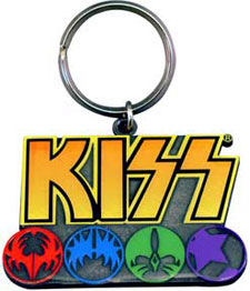 Kiss Logo and Icons Keychan