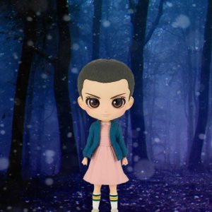 Front Profile of Eleven in the Upside Down BanPresto - Stranger Things Eleven Vol. 1 Q posket Figure side